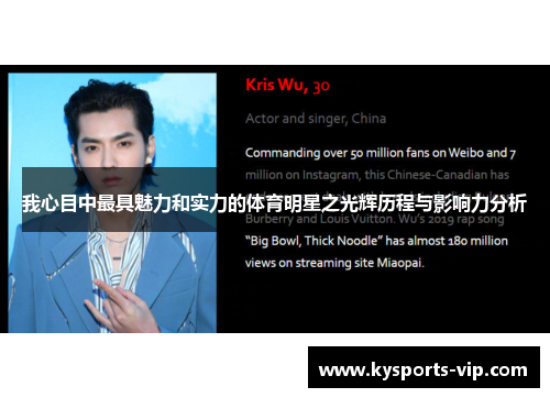 我心目中最具魅力和实力的体育明星之光辉历程与影响力分析